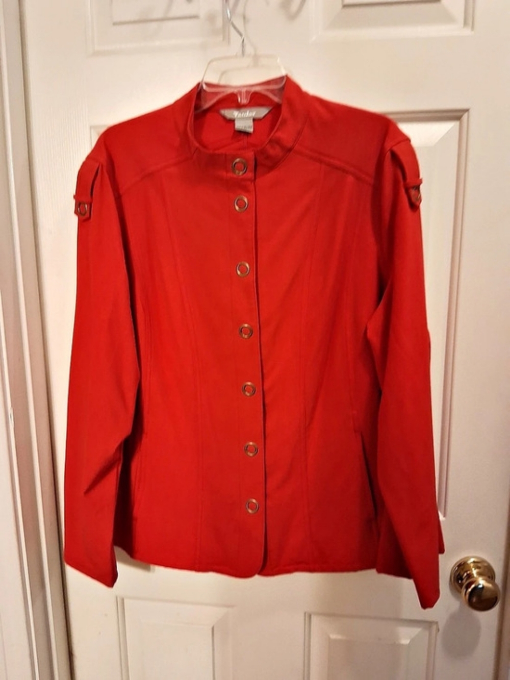 TanJay Jacket in Red Size Large Like New